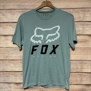 Fox Sage Green Short Sleeve Logo Tee
